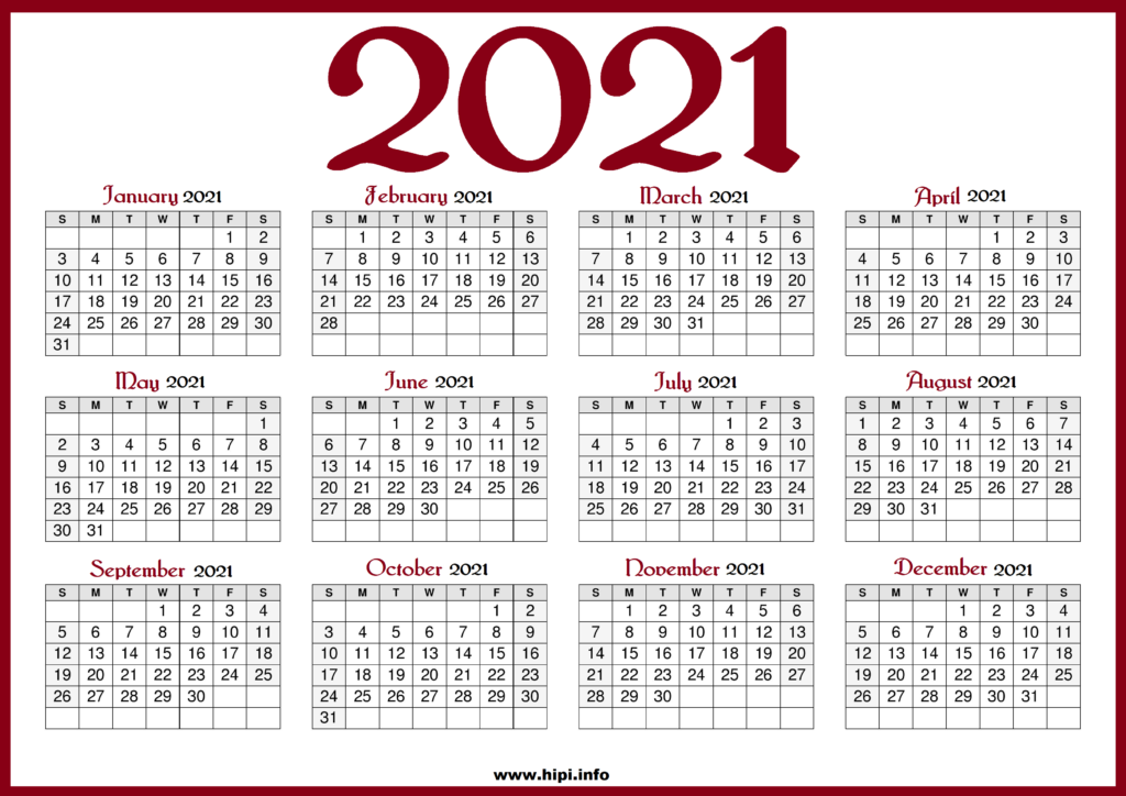 February 2021 Calendar With Holidays Usa