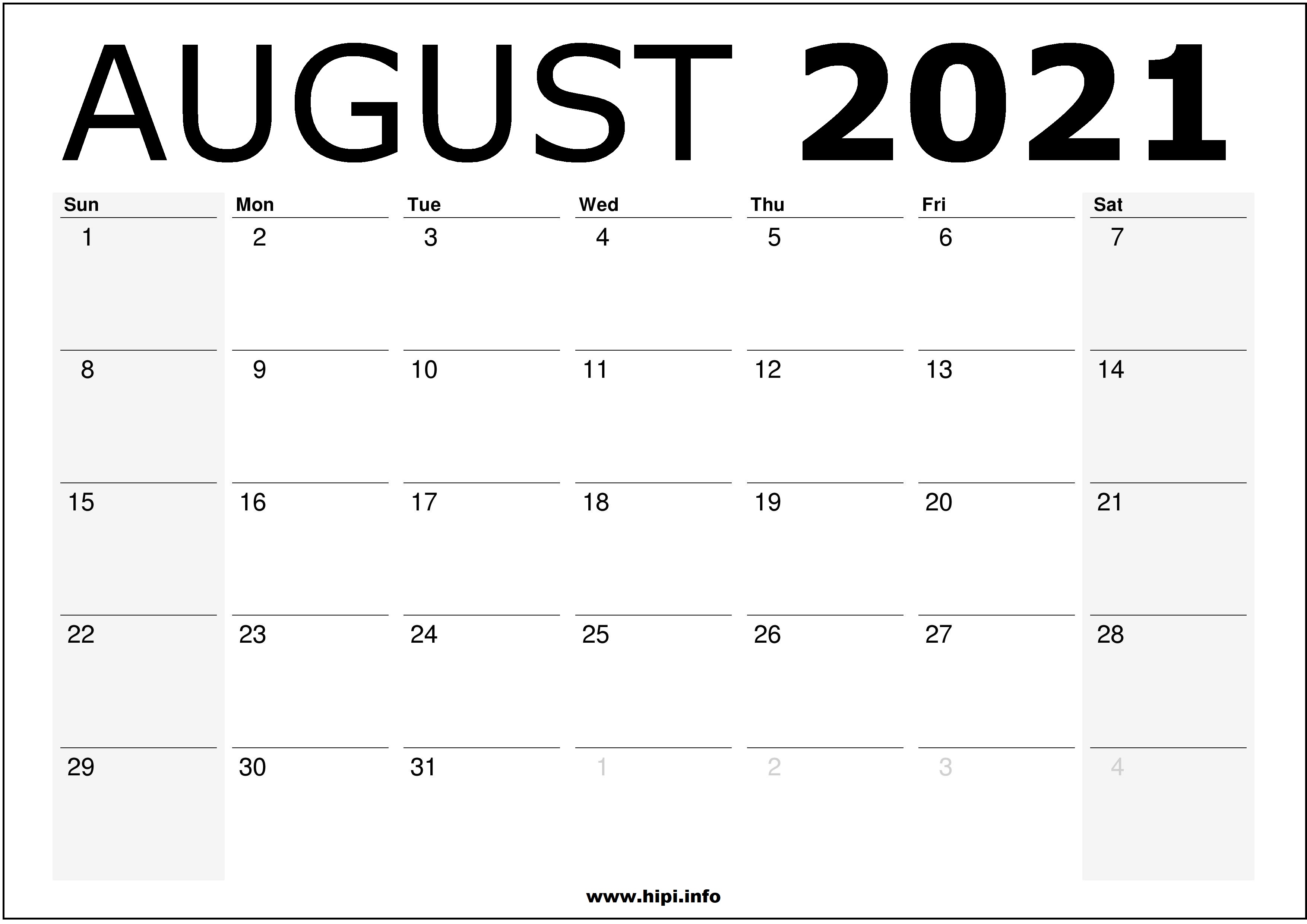 August 21 Calendar Printable Monthly Calendar Free Download Hipi Info Calendars Printable Free