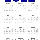 Free Printable 2022 Calendar United Kingdom UK