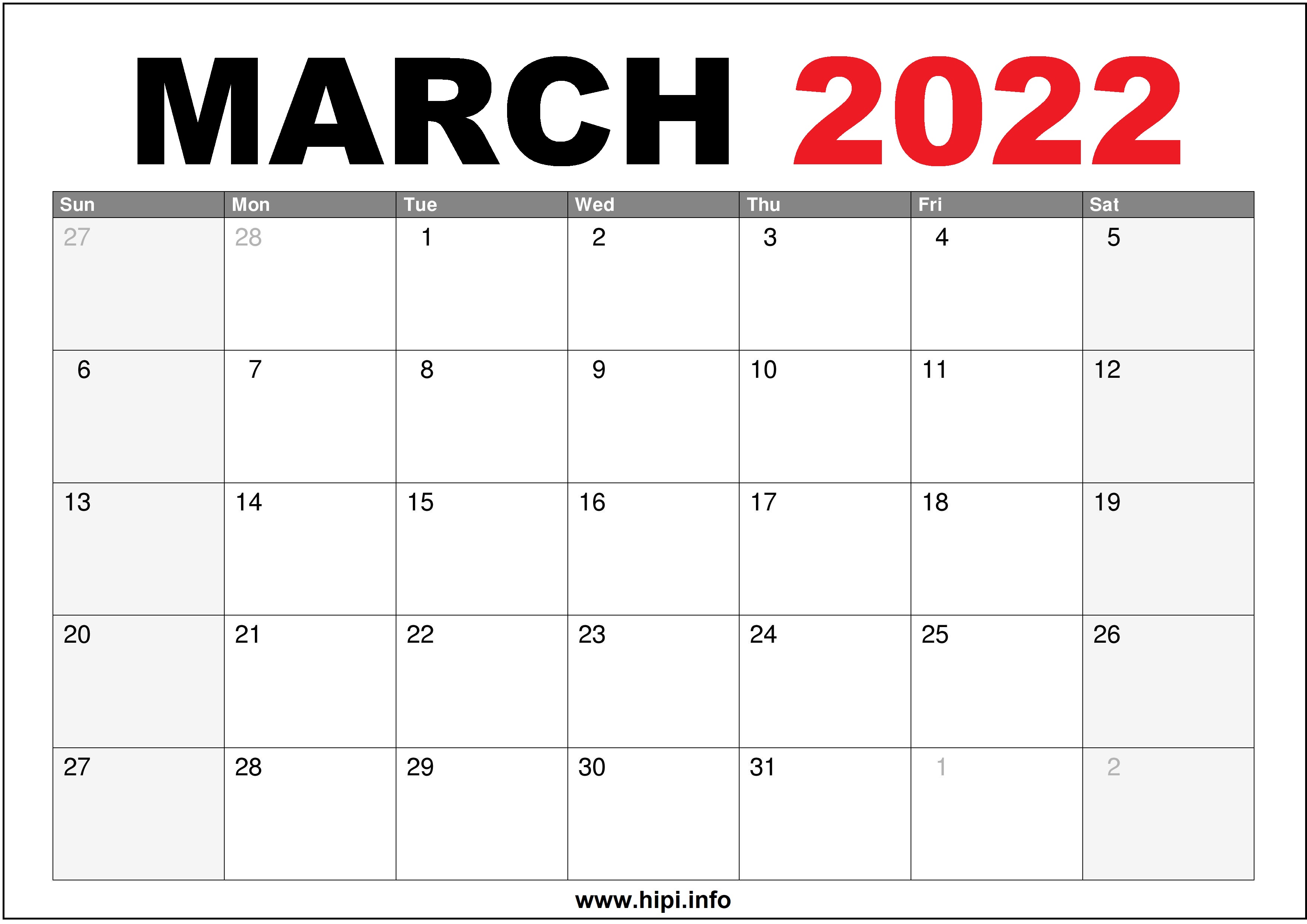 March 2022 Us Calendar Printable Calendars Printable Free