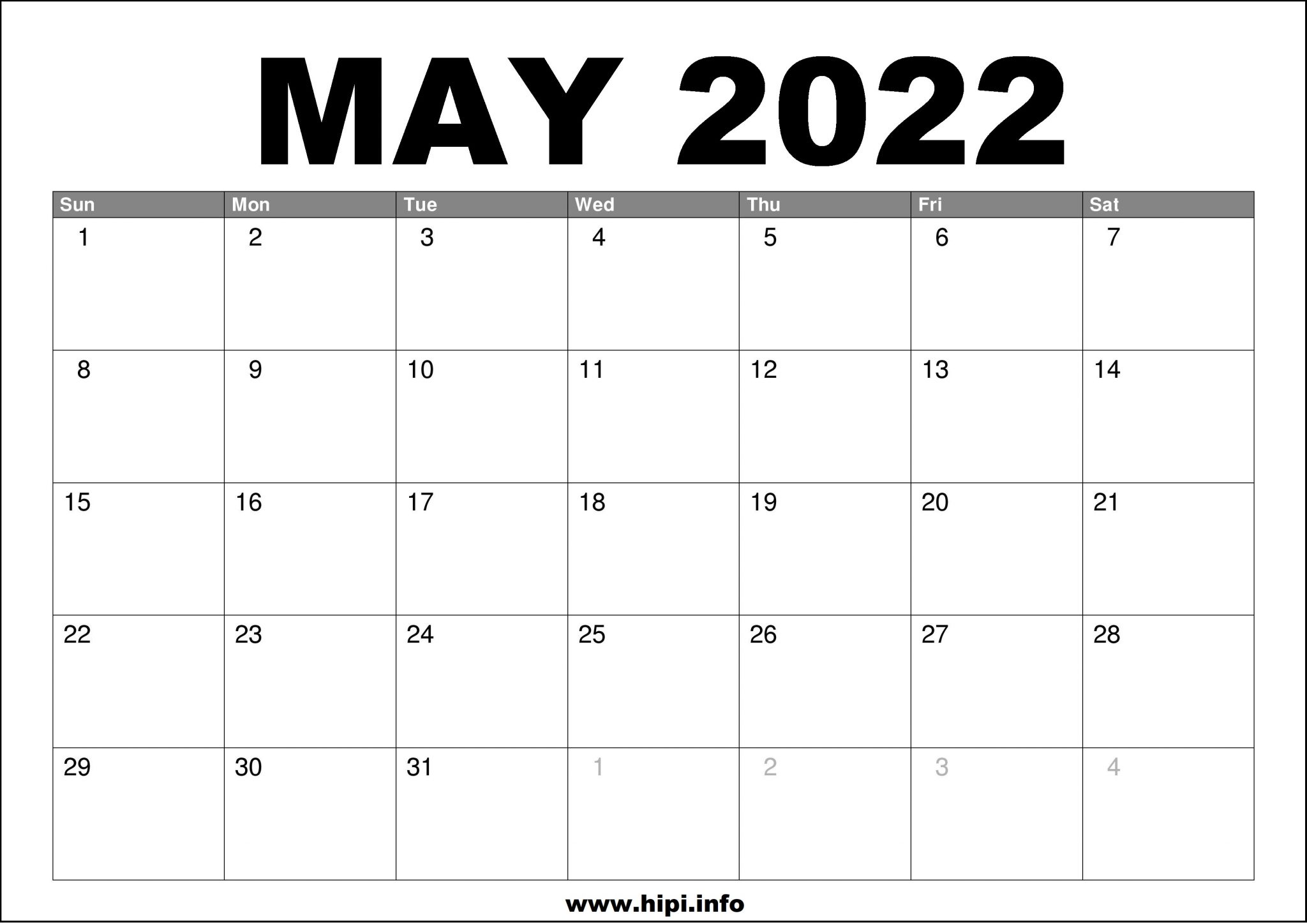 may 2022 calendar printable free hipiinfo calendars