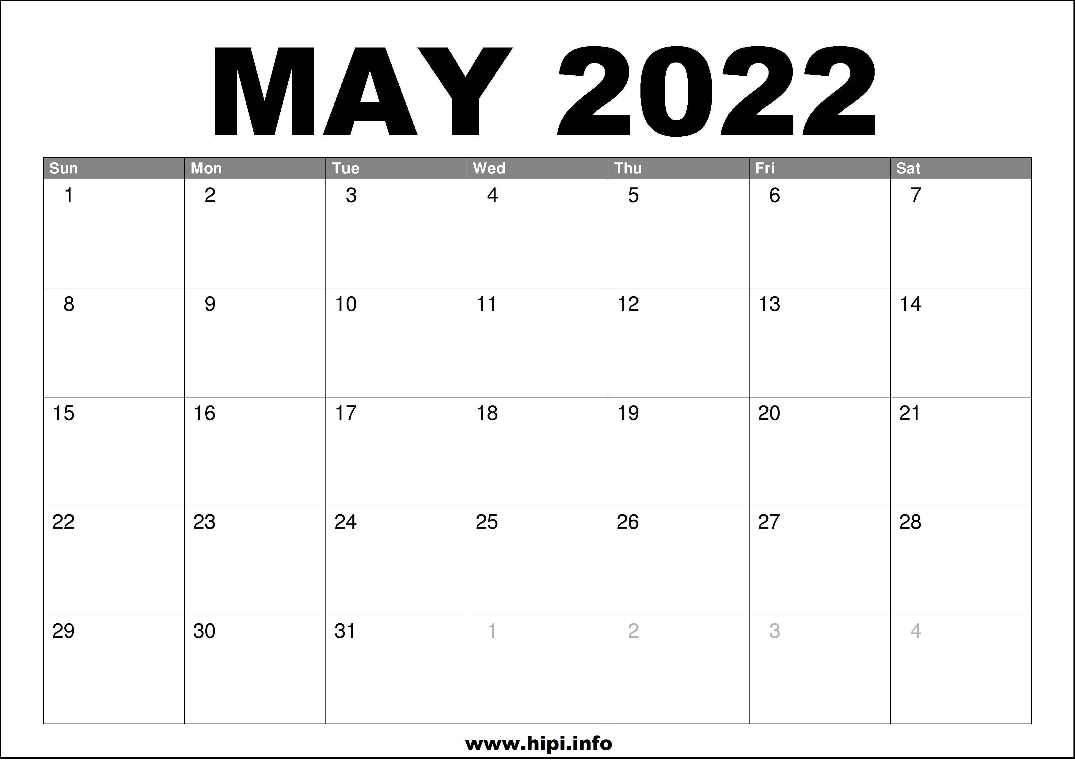 free 2022 calendar download