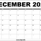 December 2023 Calendar Printable Free