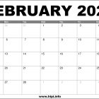 February 2023 Calendar Printable Free