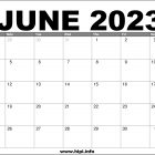 June 2023 Calendar Printable Free