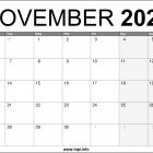 November 2023 UK Calendar Printable Free