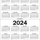 2023-2024 Two Year Calendar Printable