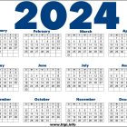 Year 2024 Calendar Printable