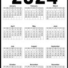 Printable 2024 Calendar Vertical