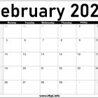 February 2024 Monthly Calendar