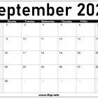 September 2024 Printable Calendar