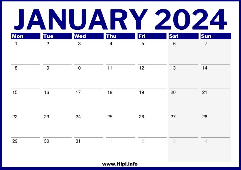 2024 Calendars Archives Page 6 of 17 Hipi.info Calendars Printable Free