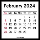 February 2024 Calendar