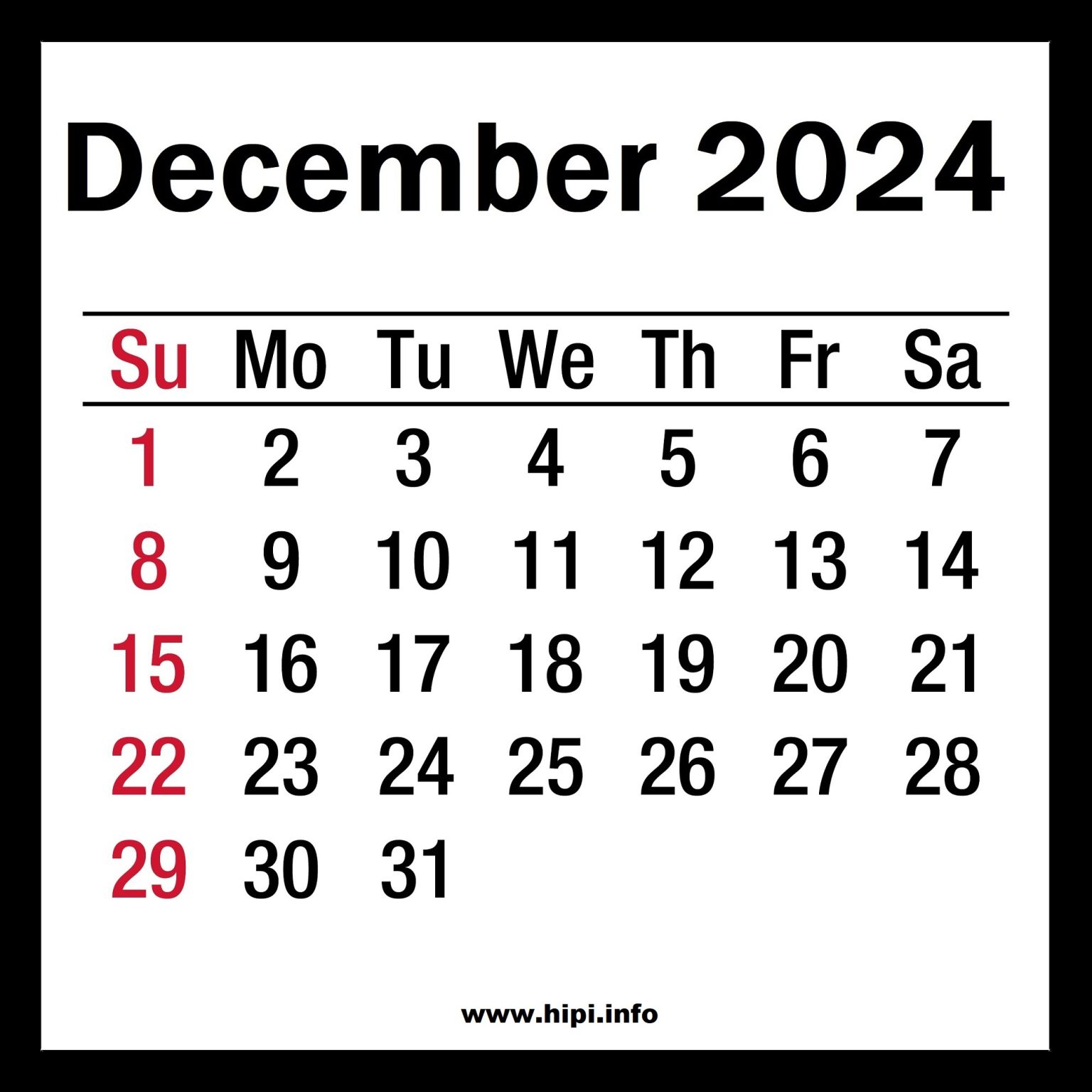 December 2024 calendar hipi info