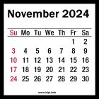 November 2024 Calendar