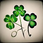 4 Leaf Clover Clipart Stock images