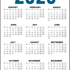 Australia 2025 Calendar Printable