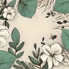 Flower Leaf Desktop Wallpapers