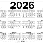 2026-Printable-Calendar-One-Page