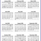 2026 Calendar with Holidays US