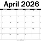 April-2026-Calendar-Printable