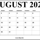 2027 August Calendar with holidays August-2027-Printable-Calendar